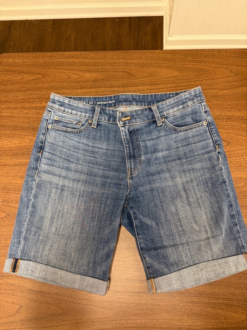 Talbots Blue Denim Bermuda Shorts